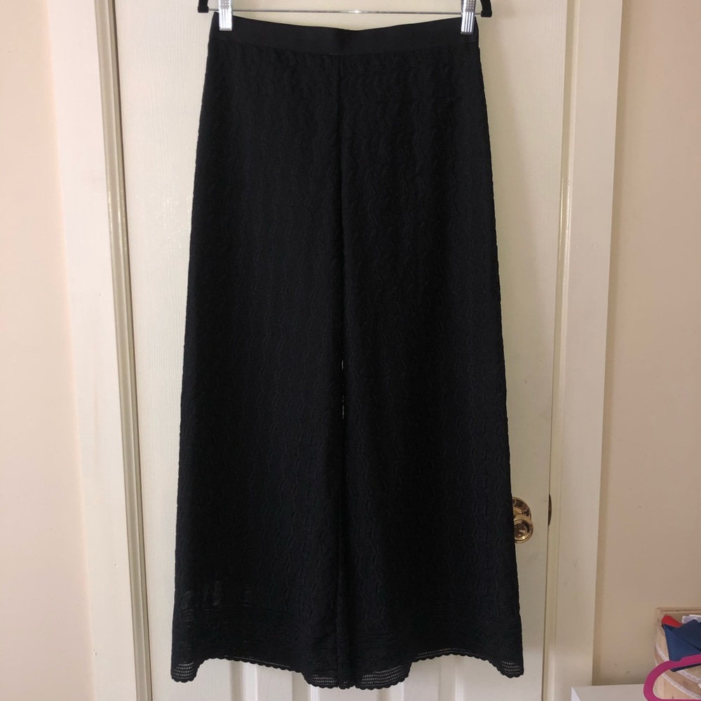 Black Wide-leg Pants